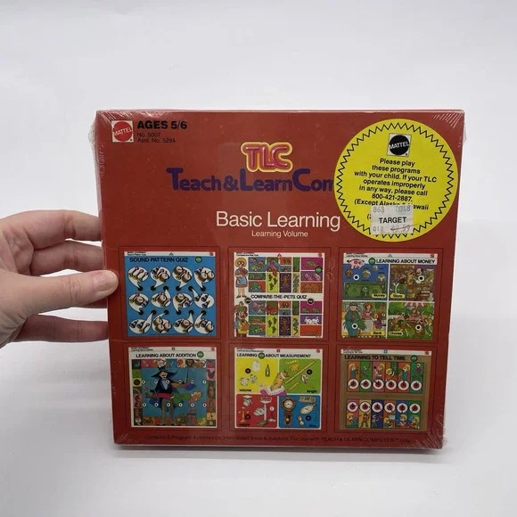 1982 Mattel TLC Teach & Learn Computer Reading Readiness No. 5006 Vintage NEW - Picture 1 of 3